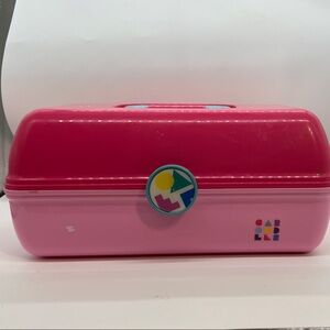 Caboodles Rare 2 Tone PInk On The Go Girl Classic Cosmetic Makeup Travel Case